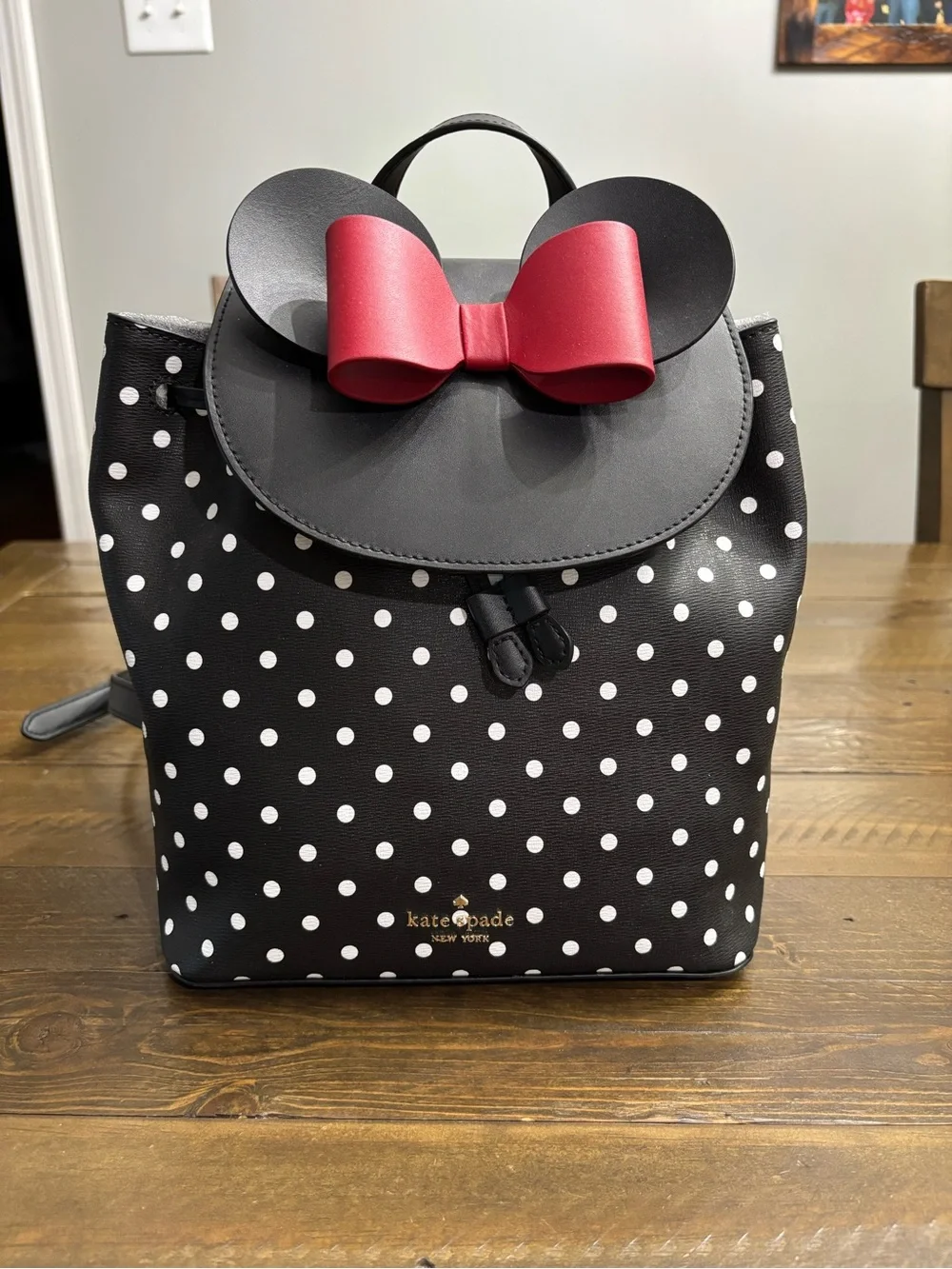 Kate Spade x Disney Minnie Mouse Leather Backpack